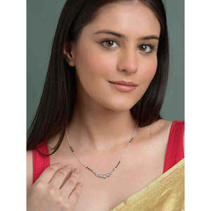 NOVAMART Fine Pure Silver Mangalsutra Cultural Collectible Jewelry Gift for <b>Wives</b> Wholesale Export - Product Image 4