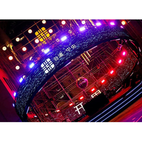 Nouveau extérieur LED stroboscopique étanche IP65 tête mobile scène lumière spectacle événements JDC1 orageux DMX DJ Club Disco RGB Flash matrice lumière