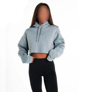 Sudadera Corta de Manga Larga para Mujer, Abrigada para Invierno, de Marca, Material Ecológico, a Bajo Precio - Product Image 5