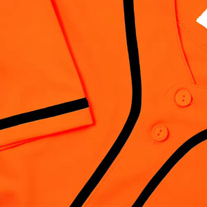 เสื้อซอฟต์บอลแบบติดกระดุมเสื้อเบสบอลระบายอากาศ - Product Image 5