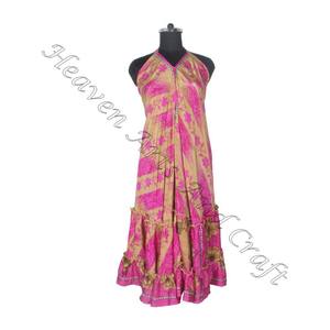 SD007 Saree / Sari / Shari Vêtements indiens et pakistanais de l'Inde Hippy Boho Fabricant et exportateur de vêtements pour femmes Vintage Sari - Product Image 1
