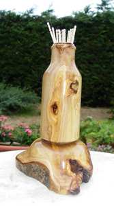 Boîte à cure-dents en bois poli à la main, de luxe, écologique, pour hôtels et cafés - Product Image 2