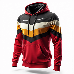 Sudadera con Capucha Duradera para Hombre, Estilo Urbano Holgado, Personalizable por Sublimación, 100% Poliéster, Mezcla de Algodón Básico, Suave y Moderno - Product Image 5