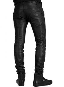 100% pantalon en cuir de longueur régulière de haute qualité/pantalon en cuir de qualité supérieure à séchage rapide - Product Image 4