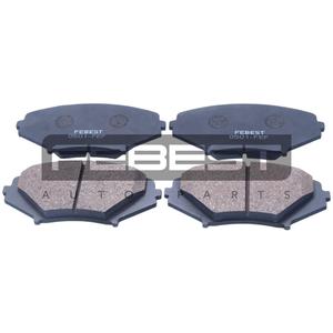 Set di pastiglie freno anteriori FEBEST (0501-FEF) - Product Image 1