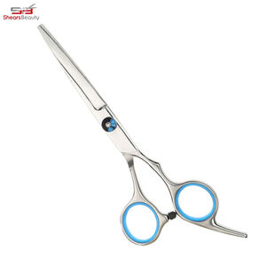 กรรไกรตัดผมสแตนเลสมีดีไซน์ใบมีดตรงสำหรับร้านเสริมสวยอุปกรณ์เสริมความงามใหม่ล่าสุด - Product Image 4