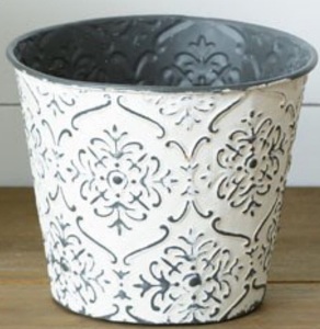 Jardinière ronde à prix raisonnable Jardinières en métal en fer fini antique Fabricant et exportateur Design personnalisé Décoration de jardin - Product Image 6