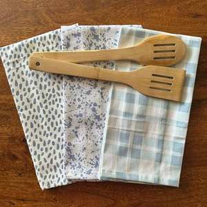 Serviettes de cuisine en coton brodé de haute qualité, couleurs vives, motifs personnalisés pour le nettoyage domestique - Product Image 5