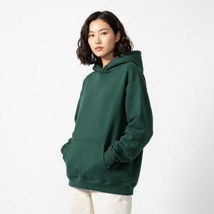 Sudaderas con capucha de gran tamaño unisex al por mayor, jersey liso con logotipo personalizado a granel, espacios en blanco de forro polar de algodón Premium para marcas de ropa de calle - Product Image 5