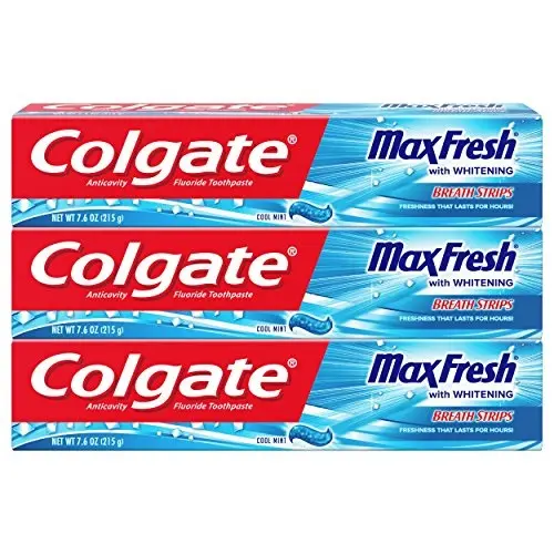 Preço Mais Barato Fornecedor De Colgate Max Fresh Breath Strips Creme Dental Estoque Em Massa