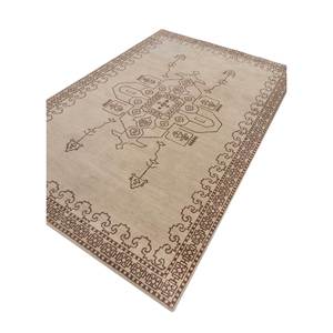 Tapis en laine noué à la main Majnun Blue 9x12, motif médaillon et abstrait, tapis moelleux pour la maison EPR-7043(OD) par Jaipur Rugs US - Product Image 2