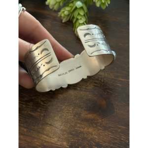 Bracelet manchette tendance Fred Francis Golden Hills en turquoise et argent sterling - Product Image 5