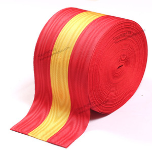 Tissu en fil de ceinture à motifs de couleur unie, recyclé, moiré, imprimé, simple face, viscose/soie/coton, vente en gros - Product Image 4