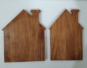 Planche à découper en bois en forme de maison, planche de présentation pour les sponsors, planche à découper, nouvelle vaisselle de haute qualité - Product Image 4