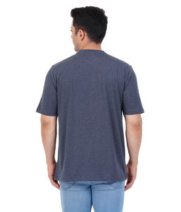 T-shirt à col rond pour hommes Street wear Vente en gros Poly coton de différentes méthodes d'impression et matériaux en stock à vendre - Product Image 5