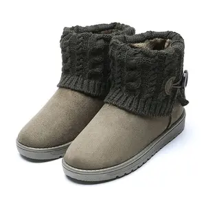 Outono quente ankle boots impermeável atacado salto alto inverno sapatos femininos tornozelo mulheres inverno botas de neve