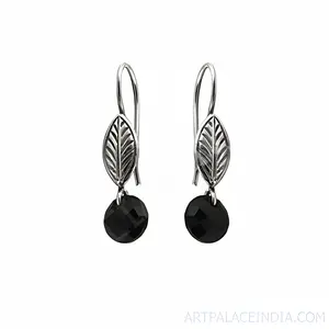 Pendientes de Ónice Negro para Mujer - Plata 925 - Declaración de Moda - Product Image 2