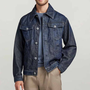 เสื้อแจ็กเก็ตผ้ายีนส์เจสำหรับผู้ชายเสื้อโค้ทลำลองติดกระดุมแบบไร้รอยต่อระบายอากาศได้มีสไตล์ - Product Image 5