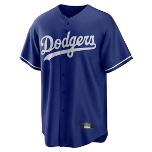 Maillot de baseball en polyester à boutons complets personnalisé de vente en gros impression par sublimation de tissu respirant pour les uniformes de vêtements de sport - Product Image 2