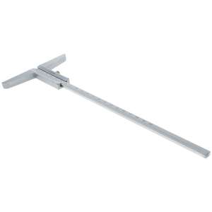 เกจวัดความลึกแบบเวอร์เนียแบบมืออาชีพ 0-200 มม. พร้อมสเกลแบบสลักละเอียด <span class=keywords><strong>ป</strong></span>้องกันการซีดจาง สำหรับงานกลึง - Product Image 4