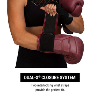 Customized Pure Color Boxing Gloves Training <b>Punching</b> PU Leather Boxing Gloves - Product Image 5
