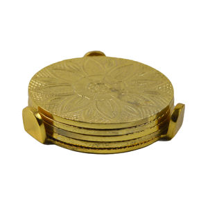 ถาดรองแก้วสีทองดีไซน์ทันสมัยเครื่องใช้บนโต๊ะอาหาร - Product Image 5