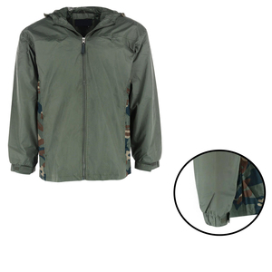 Chaqueta de invierno para hombre, cortavientos con capucha y cremallera personalizada con diseño de sublimación, nuevo estilo de lona para lluvia al aire libre, último diseño - Product Image 6