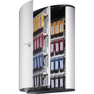Nouveau Titre : Armoire à clés/Boîte de rangement durable à 1 porte H400xL302xP118mm avec 72 crochets et serrure à cylindre - Product Image 1