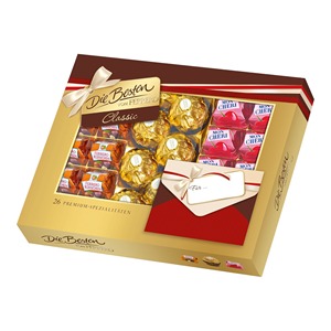 Pour Rocher 24 Pièces 500g Chocolat Solide avec Biscuit, Fruits et Noix - Product Image 1