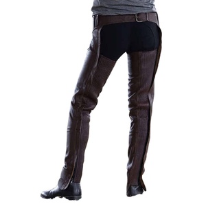 High Quality Unisex Lightweight Horse Pants Custom Logo Printed Breathable <b>Waterproof</b> Windproof Leather <b>Chaps</b> Factory Wholesale - Product Image 6