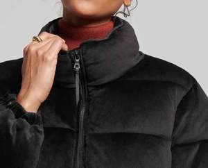 Col rond à manches longues Top qualité Logo personnalisé hiver chaud col en fourrure veste bouffante femmes vestes bouffantes vestes bulle - Product Image 6