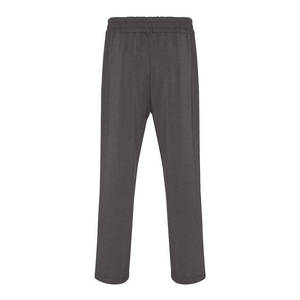 Casual High-<b>Waist</b> Knitted <b>Trousers</b> with <b>Elastic</b> Waistband Straight Loose Fit - Product Image 3