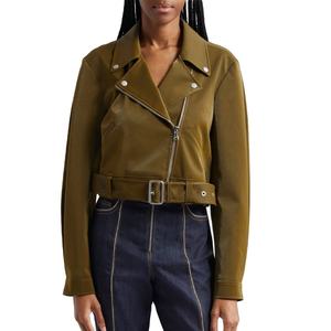 Veste en toile de peau de mouton pour femme, fabriquée par un bon fabricant, entièrement personnalisable, vente chaude, tendance, manches longues, imperméable, réversible - Product Image 1