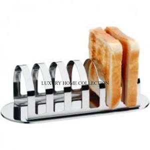 Atractivos estantes de metal de hierro sólido para tostadas con detalles decorativos de Estilo Vintage para servir el desayuno de una manera elegante - Product Image 1