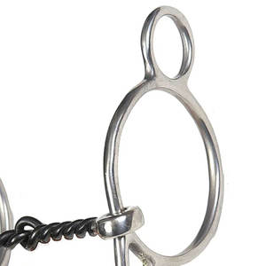 Mors Wonder Gag Bit Premium personnalisables pour l'équitation, 7 pouces, joues en acier inoxydable, contrôle amélioré, confort et performance - Product Image 5