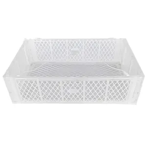 Large plastic crates cheap edible logistics dampproof vegetable crates moulds for storage