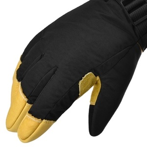 Haute qualité hiver nouveaux gants chauds neigeux travail en plein air ski coupe-vent gants de Ski peau de cerf anti-dérapant gants d'hiver - Product Image 4