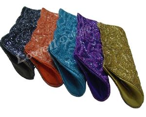 Pochette fantaisie en satin ornée de perles - Product Image 6