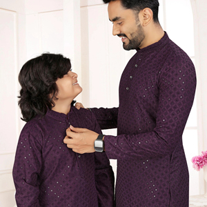 New Presenting Festivals Special Cotton Rayon Silk pour hommes Kurta avec pyjama à vendre en ligne - Product Image 1
