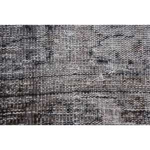 Modern Gray Vintage Turkish Rug 2.5 X 1.5 ft Handmade Wool Patchwork Design for Entryway Large Rectangle Shape 10mm Latex - Product Image 5