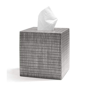 Square Metal Hammered Paper <b>Facial</b> <b>Tissue</b> Box Cover - Product Image 5