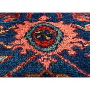 Tapis en laine noués à la main Aalam, motif médaillon rose et violet, pour la décoration du salon, tapis de couloir 9x12, nouveau produit - Paem-367 - Product Image 3