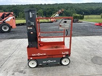 Plateforme de travail aérienne sur chenilles araignées à roues étroites SJ16 Scissor/Boom Lift, certification CE pour la construction