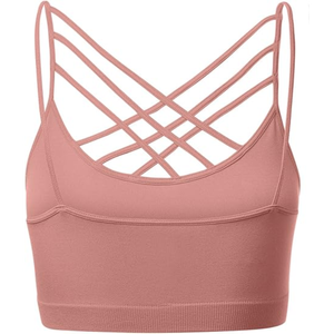 Soutien-gorge de Yoga haute élastique pour femmes respirant confortable pour la course en plein air Fitness Gym femmes Yoga soutien-gorge - Product Image 2