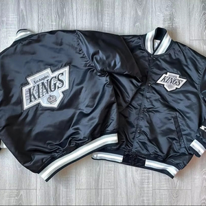 Blouson Bomber en Satin Personnalisé pour Homme – Luxe, Tendance 2025, Style Universitaire, Logo Personnalisé - Product Image 1