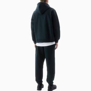 Propre marque lâche décontracté couleur unie 2 pièces ensemble hommes tenues d'hiver survêtement pour hommes - Product Image 3