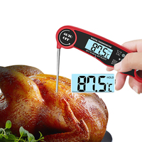 Rétro-éclairage Lcd étanche cuisine barbecue griller fumeur cuisson dinde cuisson alimentaire Super rapide numérique lecture instantanée thermomètre à viande