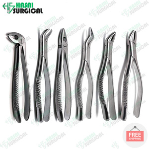 Meilleur équipement dentaire de qualité bon marché forceps d'extraction dentaire motif anglais acier acier acier acier équipement CE ISO - Product Image 2