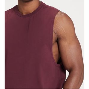 Débardeur imprimé personnalisé de haute qualité pour hommes Gym Workout Fitness Streetwear sans manches en coton côtelé Débardeur pour hommes de - Product Image 4