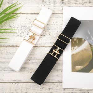 เข็มขัดขี่ม้ายืดหยุ่น1.5in สำหรับผู้หญิง2ชิ้นหัวเข็มขัดขี่ม้าสีดำขนาดกลางสำหรับกีฬาขี่ม้า - Product Image 4